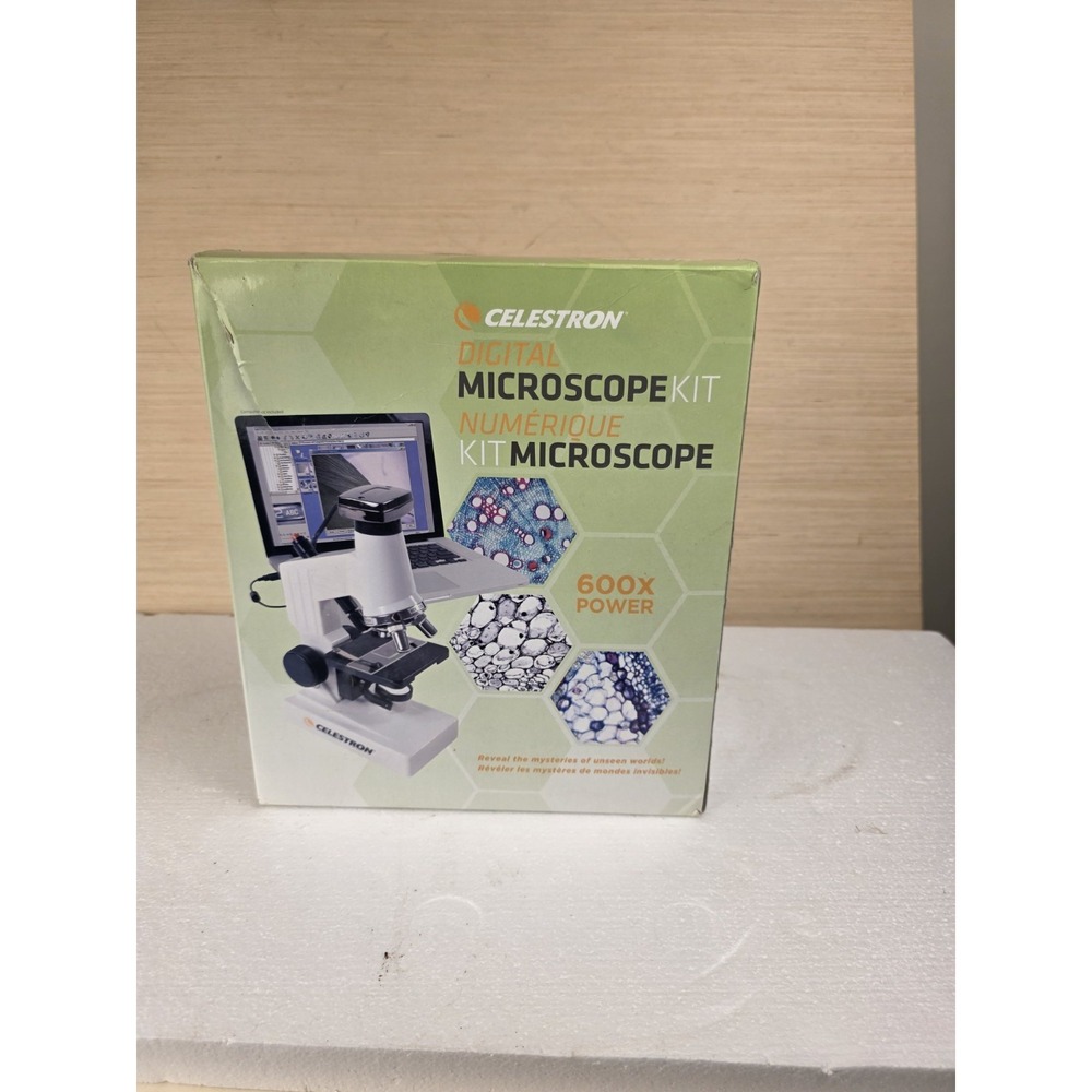 Celestron Digital Microscope Kit Model 44320 600X